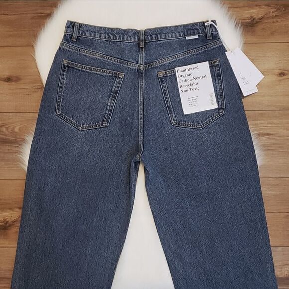 Boyish The Ziggy High Waisted Straight Leg Denim Jeans in Krush Groove NWT - Picture 8 of 11